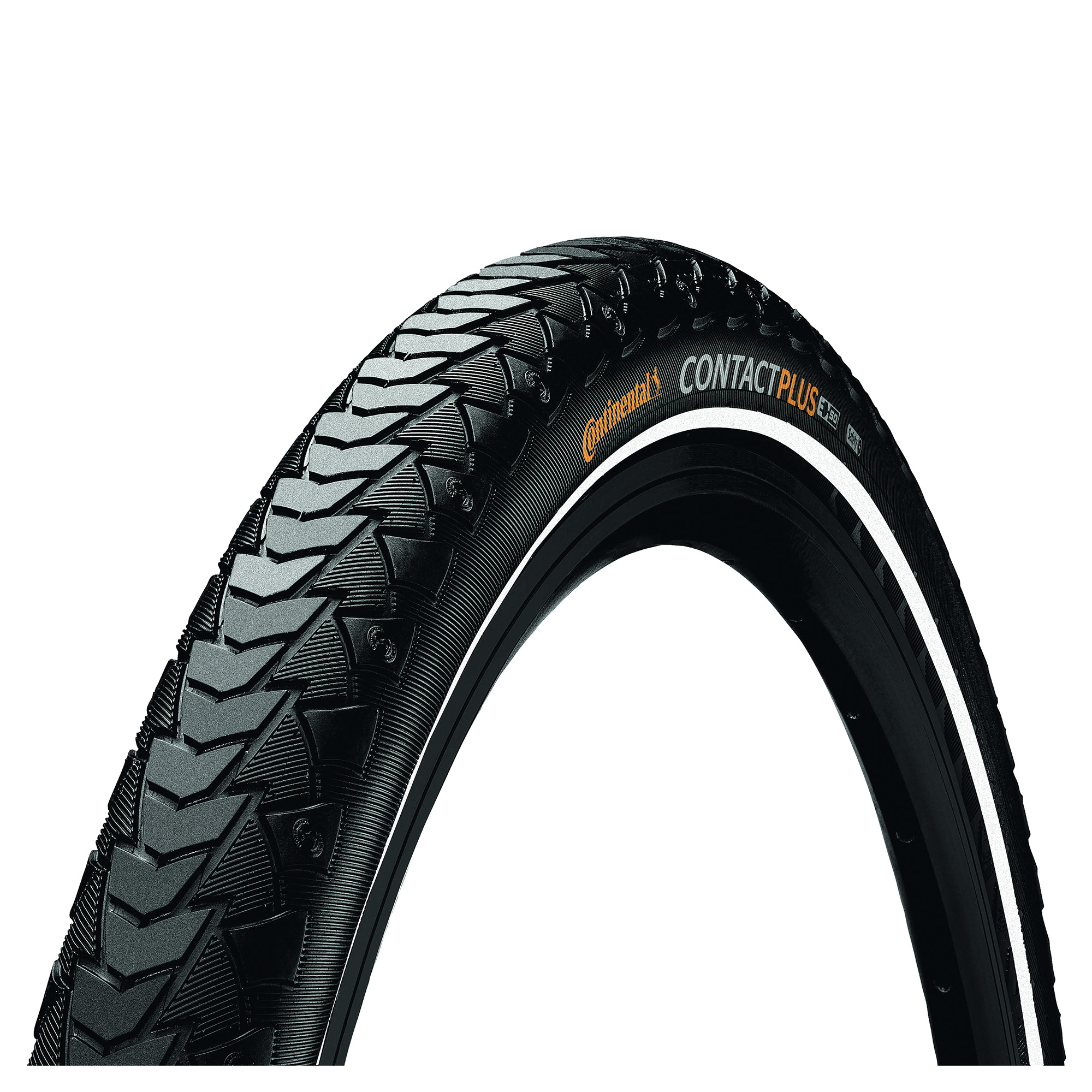 Continental CONTACT Plus Reflex Tyre - Wire Bead: BLACK/BLACK REFLEX 700x40c