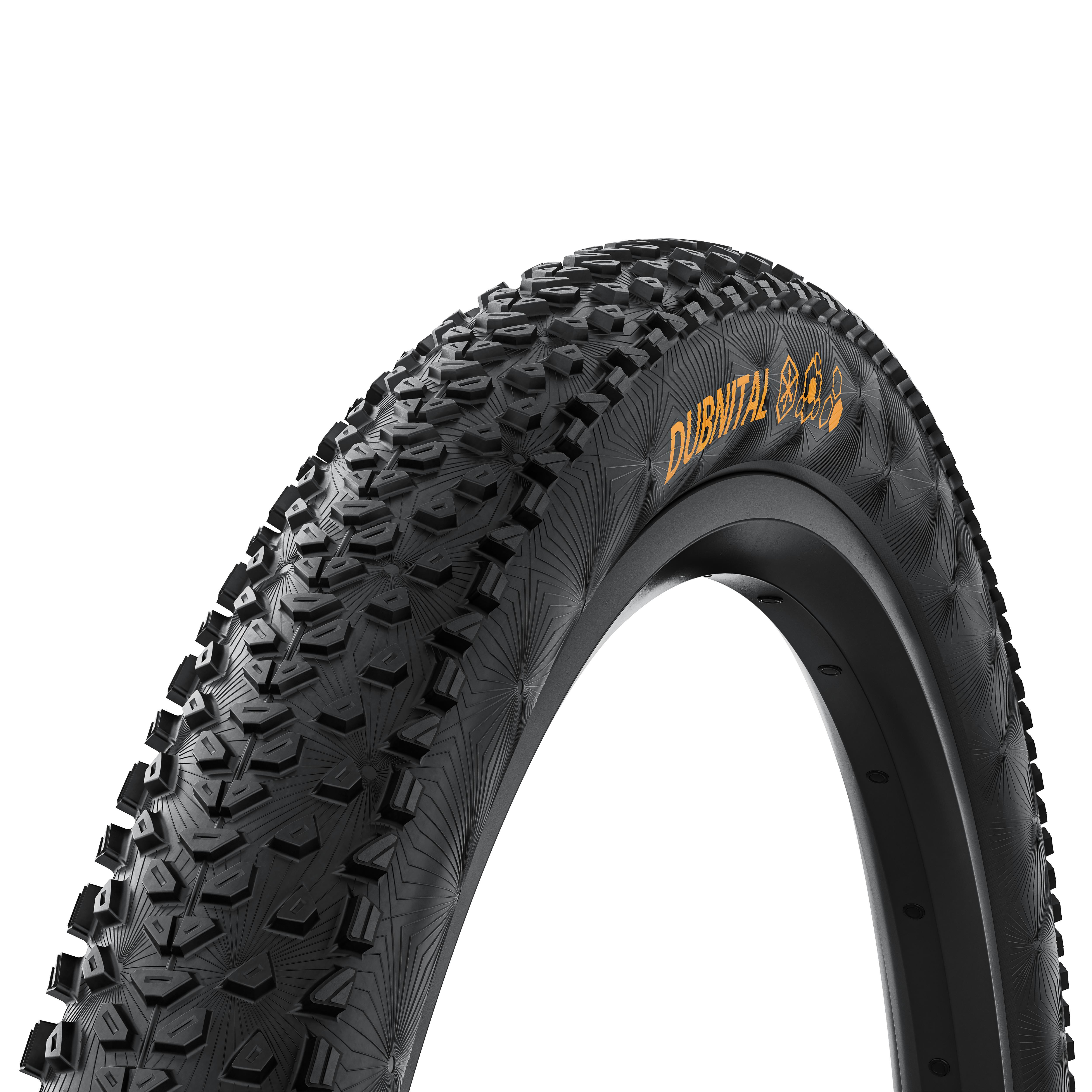 Continental Dubnital Trail Rapid Foldable Tyre: BLACK/BLACK 29X2.40