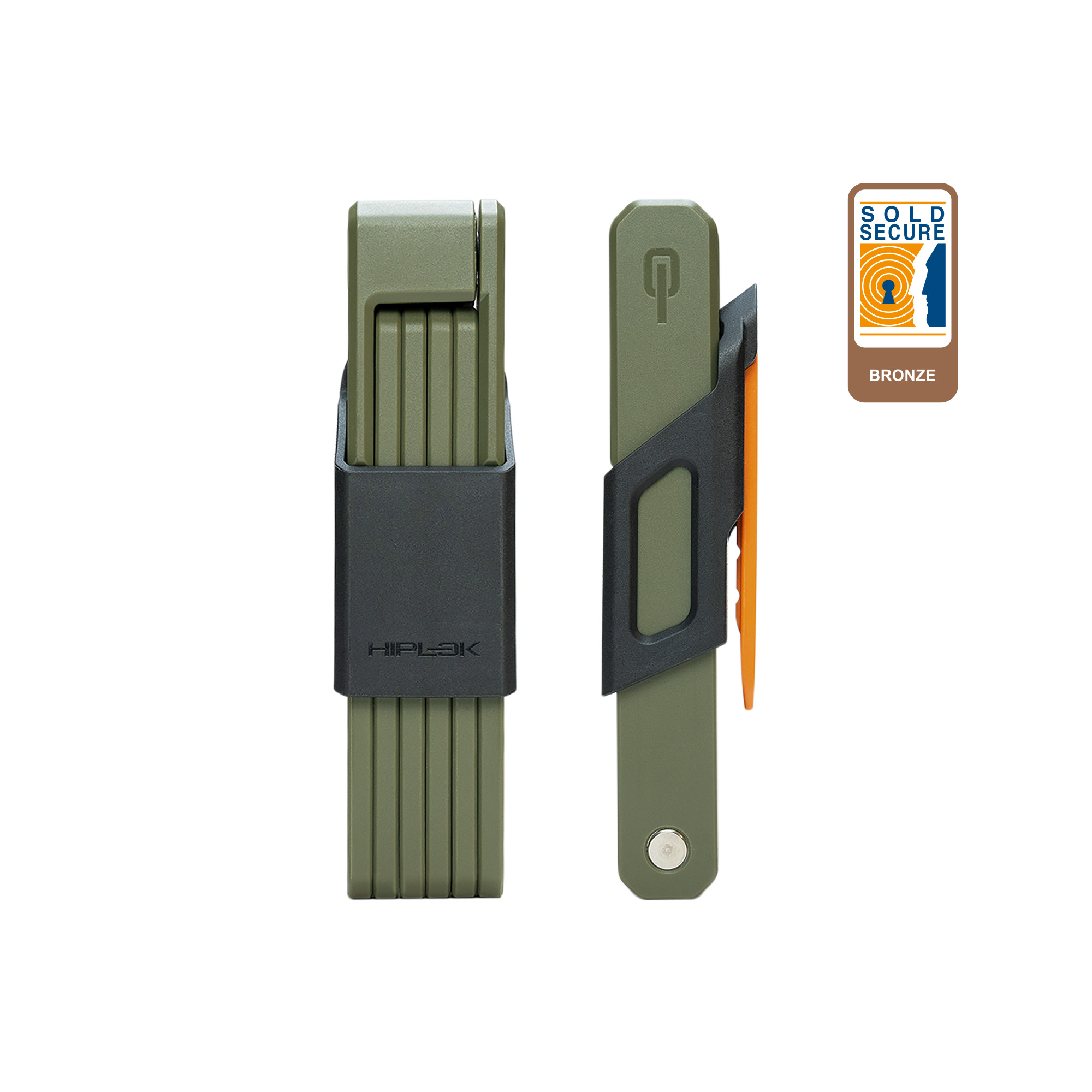Hiplok Switch Folding Lock 2022: GREEN 85CM