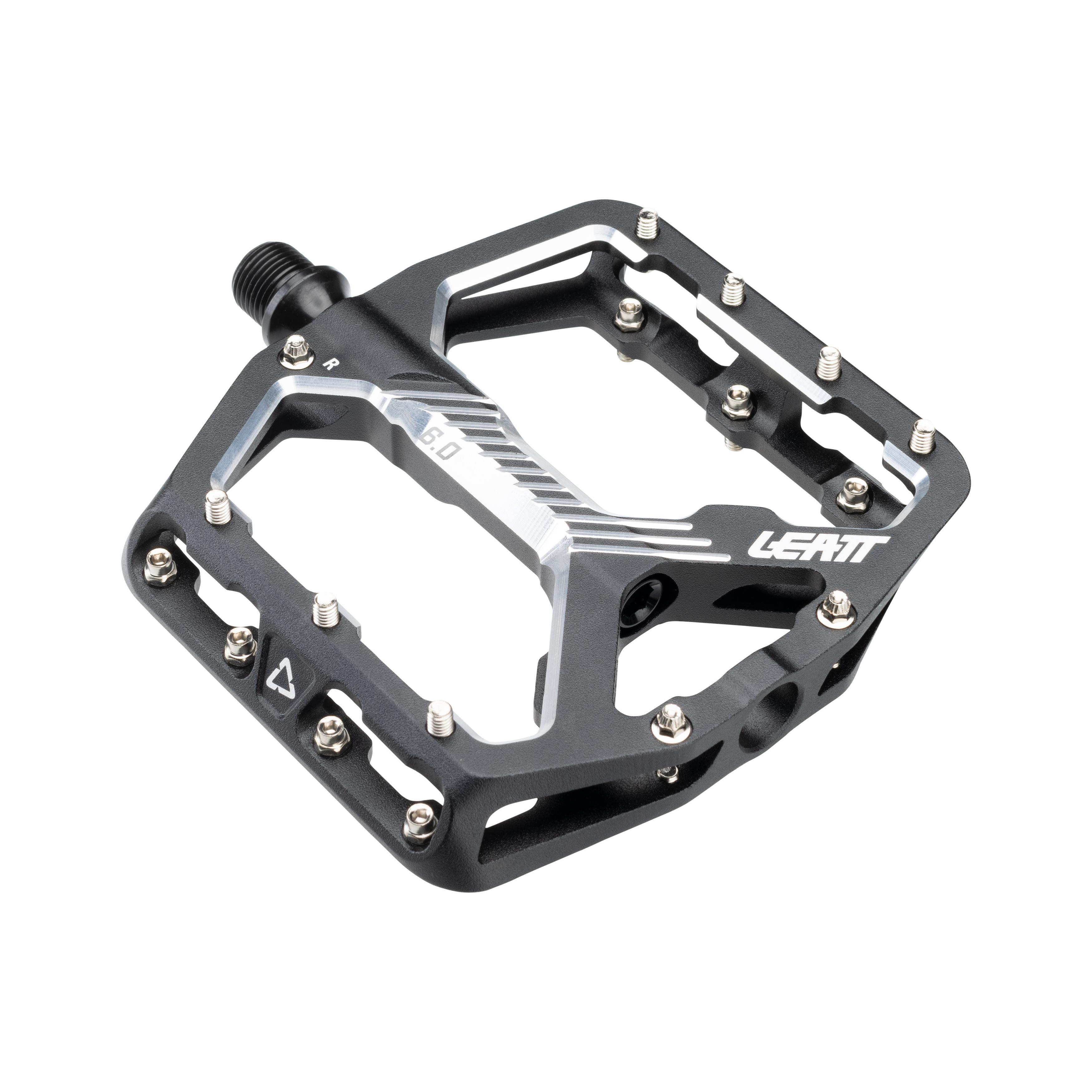 Leatt All Mountain 6.0 Flat Pedals 2025: BLACK WIDE