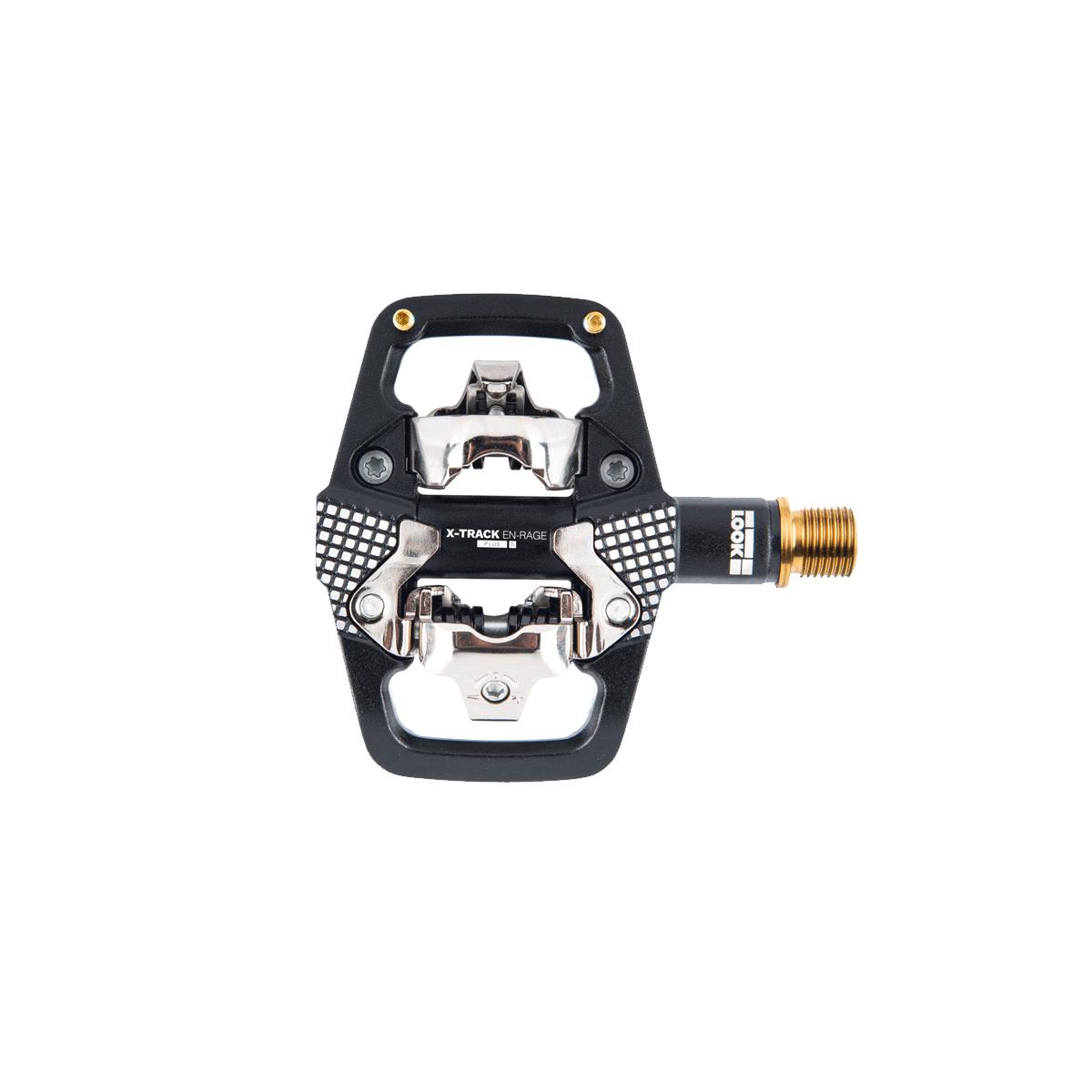 LOOK X-Track En-Rage Plus Ti MTB Pedals: BLACK/GOLD