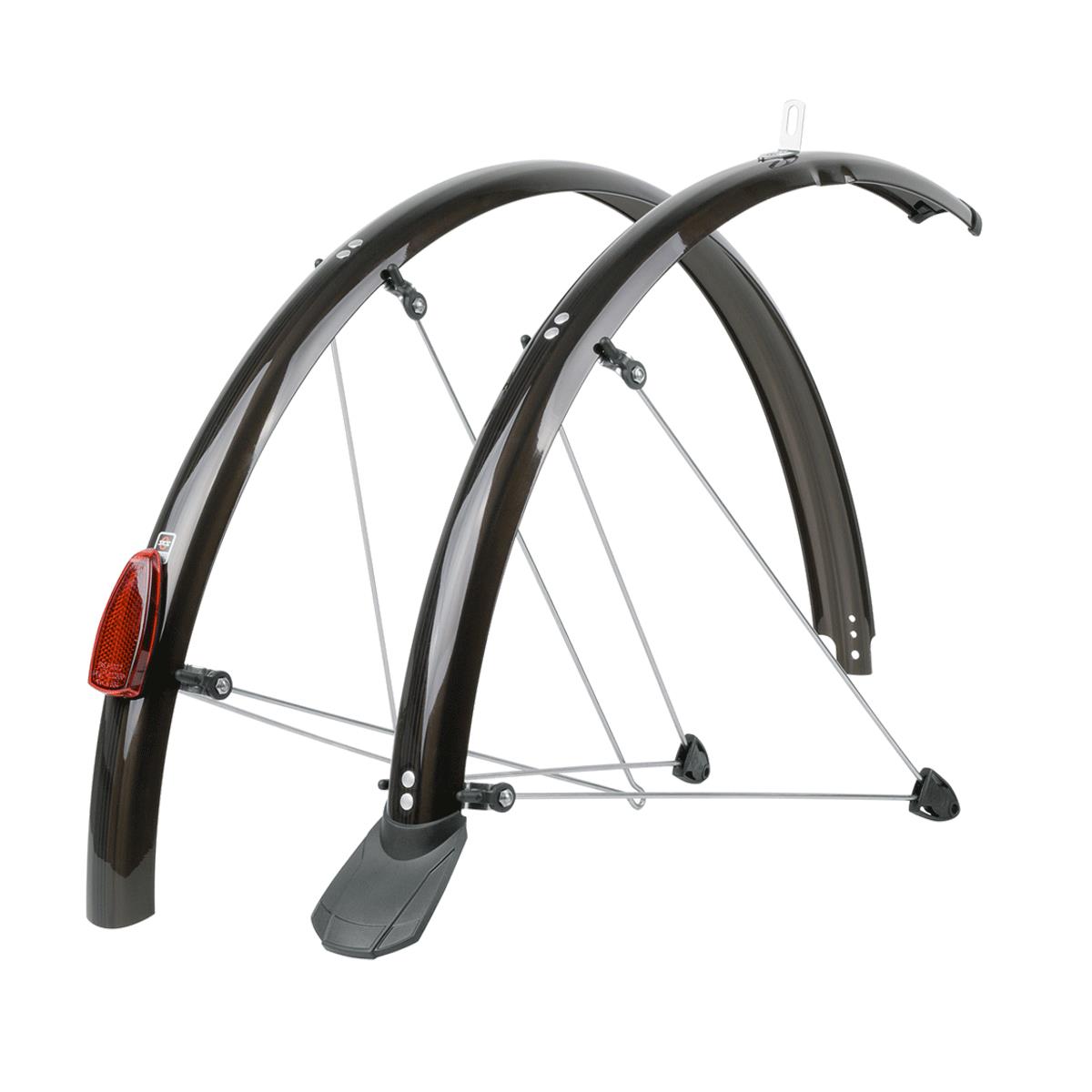 SKS CHROMOPLASTICS MUDGUARD SET 700C P45/P50 BLACK 50MM 28
