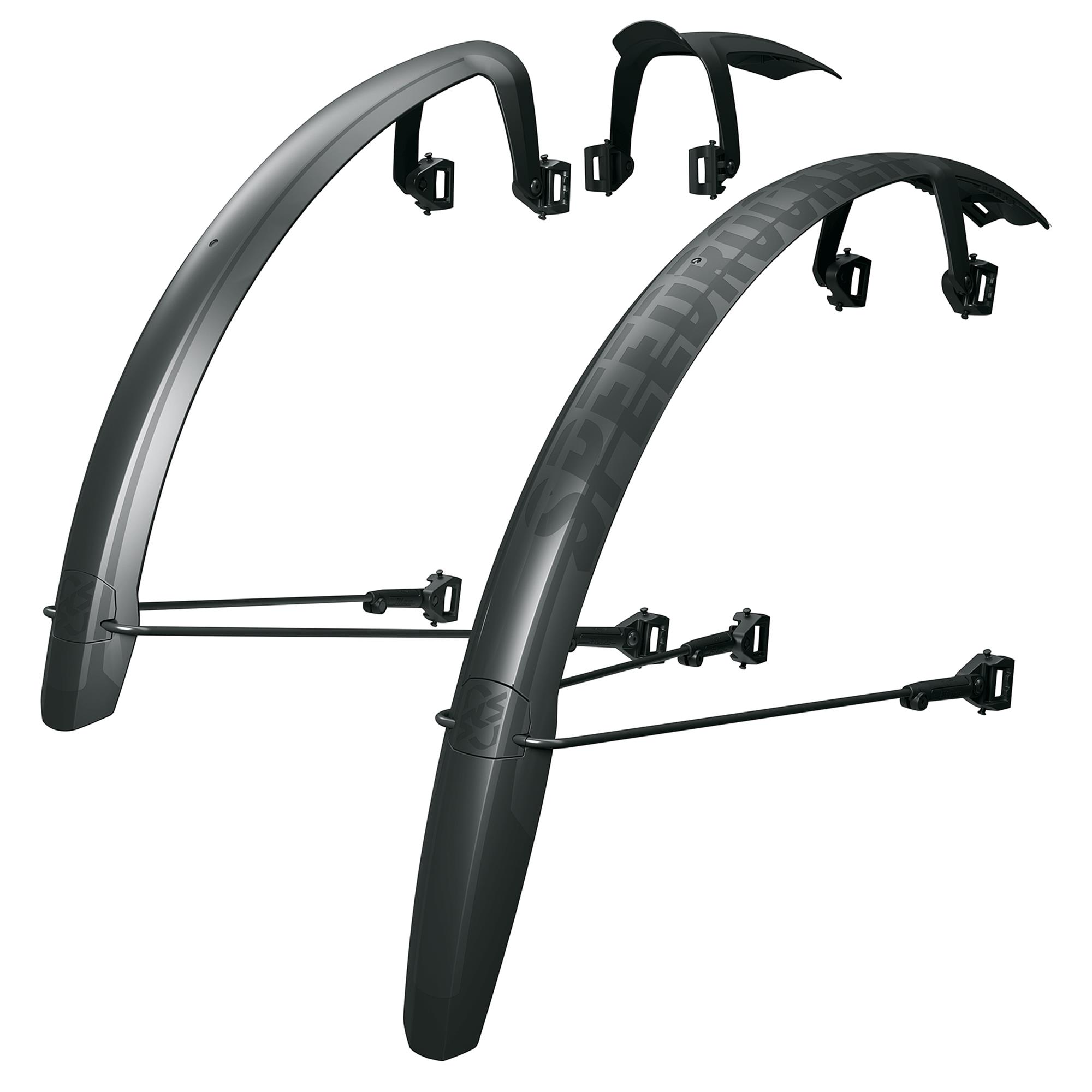 SKS Speedrocker XL Mudguard Set: BLACK 52MM