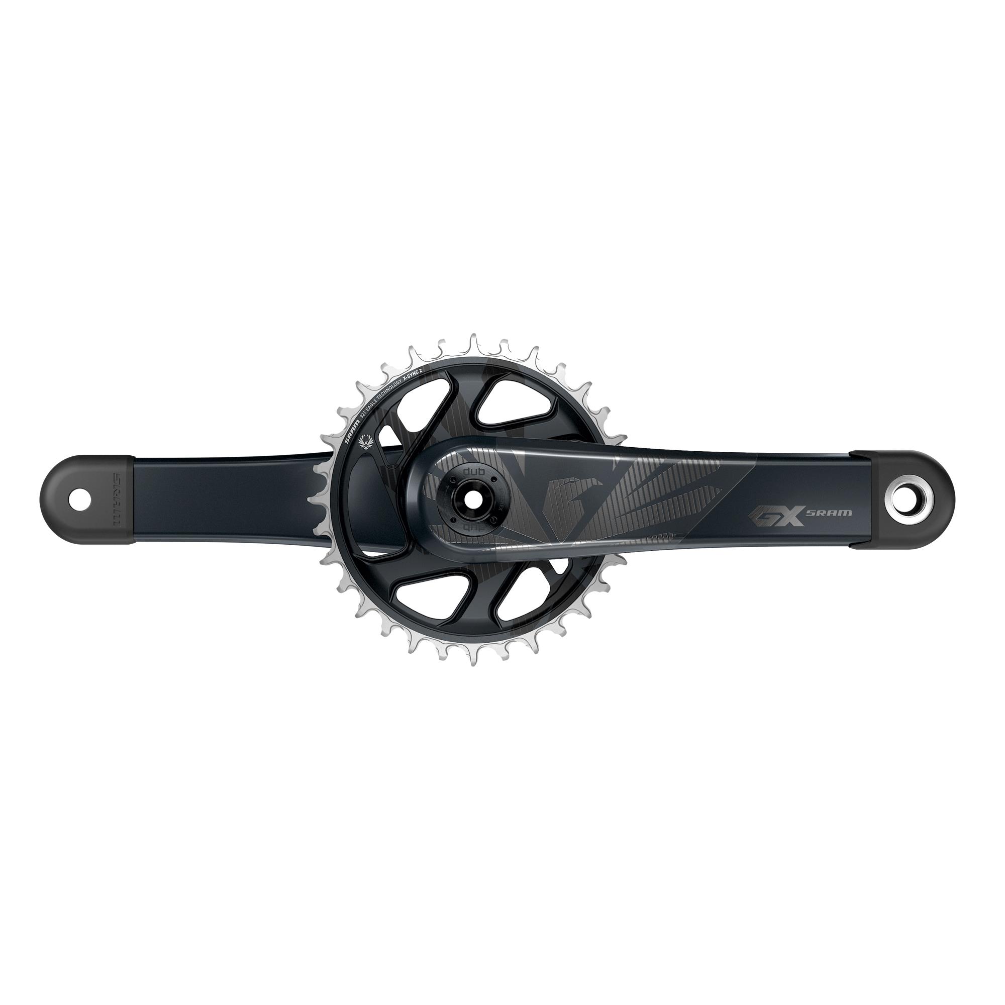 SRAM Crank GX Carbon Eagle Boost 148 DUB 12s w Direct Mount 32t X-SYNC 2 Chainring (DUB Cups/Bearings Not Included): LUNAR GREY 175MM