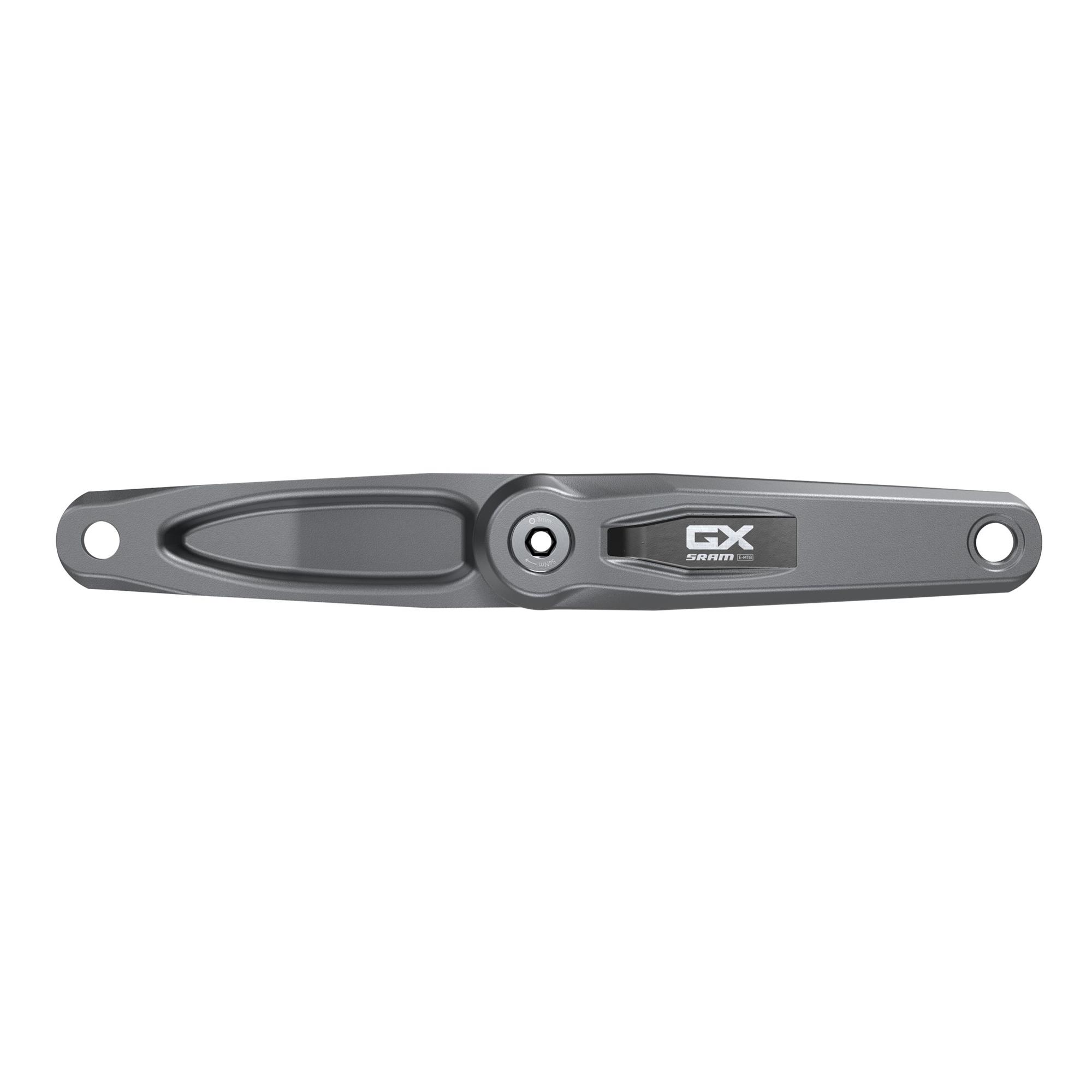 SRAM Crank Arm Assembly GX ISIS Black Self Extracting Bolt - for Pedal Assist (Crank cap/Chainring/BB not included): BLACK 150MM