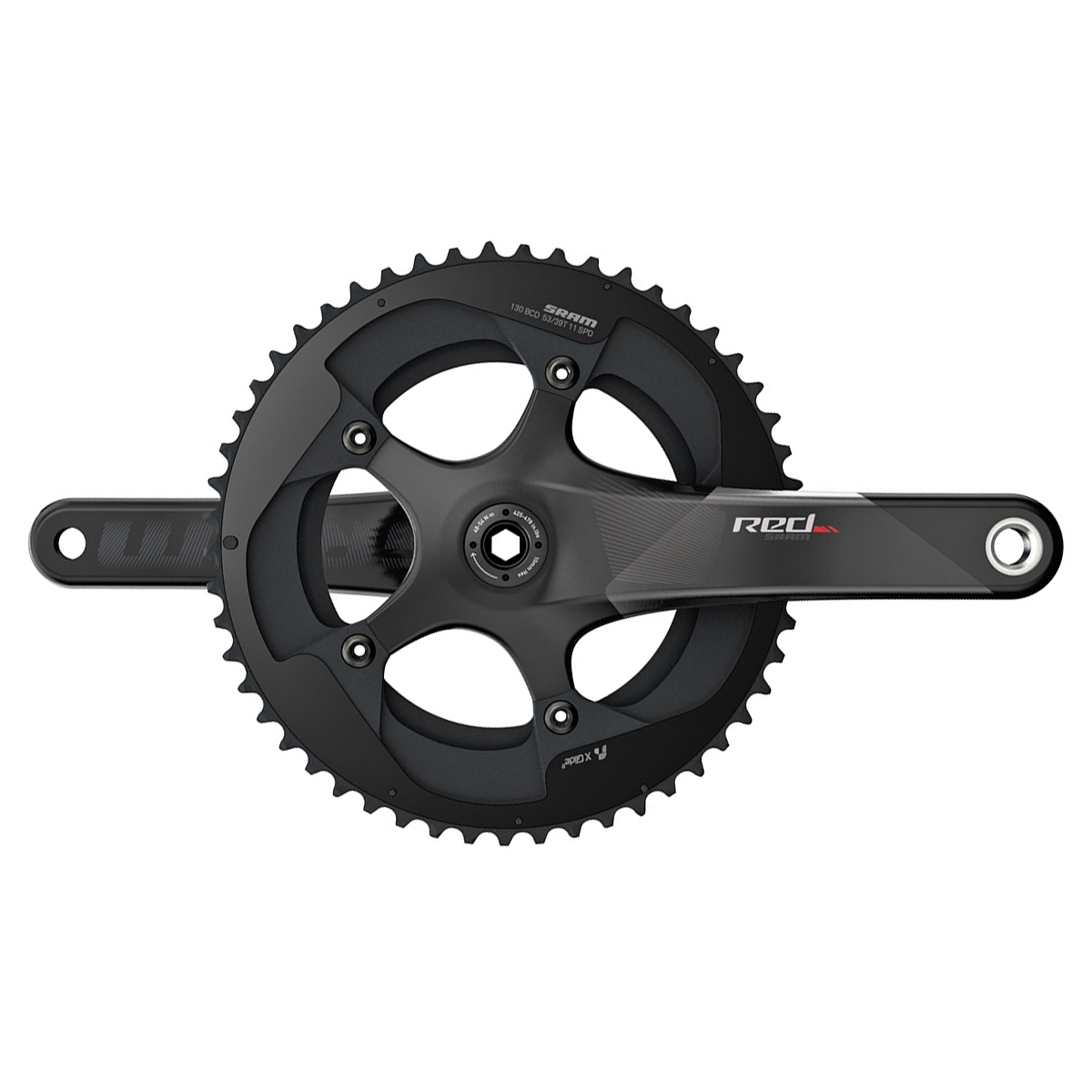 SRAM Crank Set Red BB30 172.5 50-34 Yaw Bearings NOT Included C2:  11SPD 172.5MM 50-34T