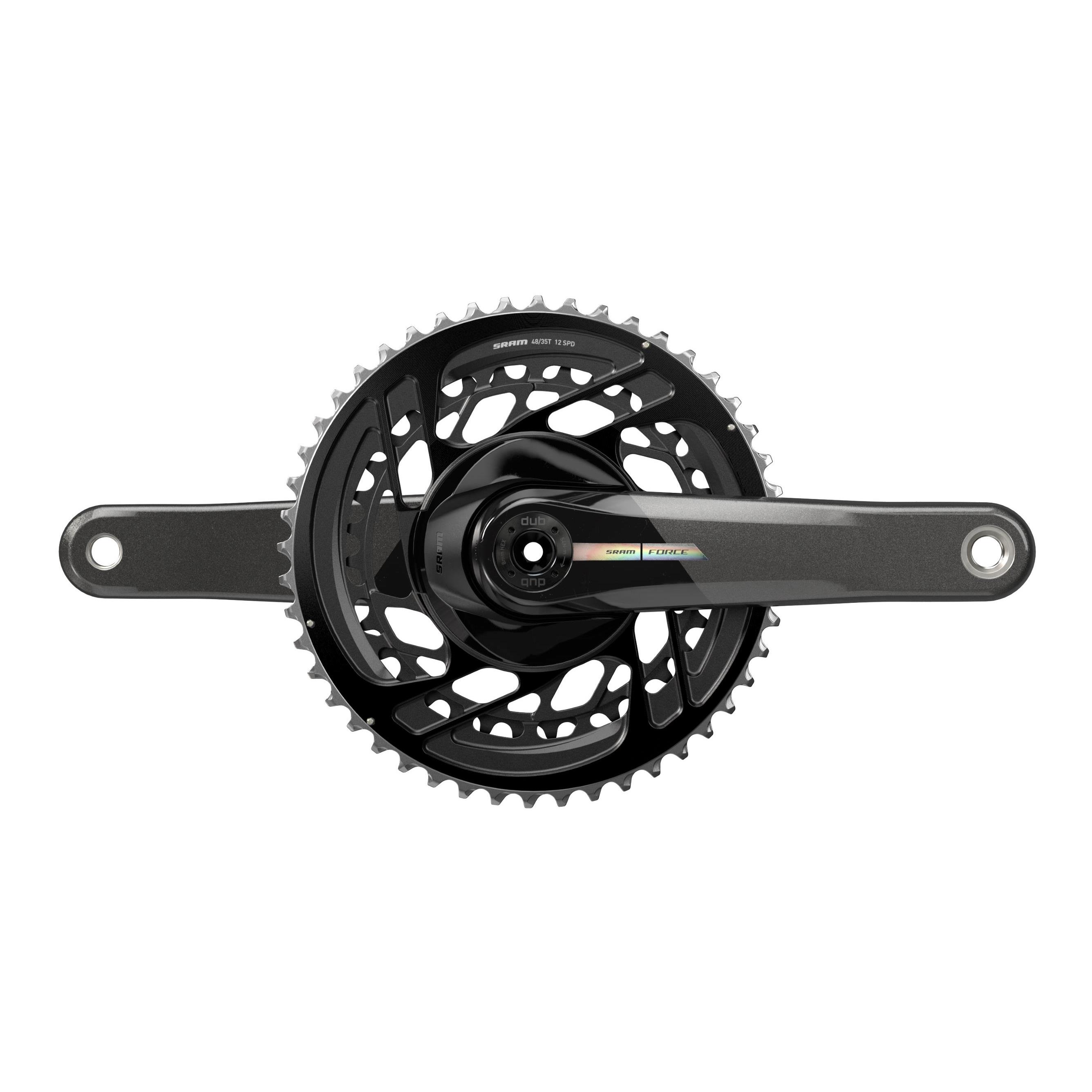 SRAM Force D2 Crankset DUB Direct Mount (BB not included) 2023: UNICORN GREY WITH LASER FOIL 175MM - 50-37T