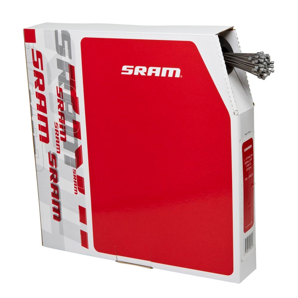 SRAM 1.1 Stainless Shift Cables 2200mm 100-count Box: